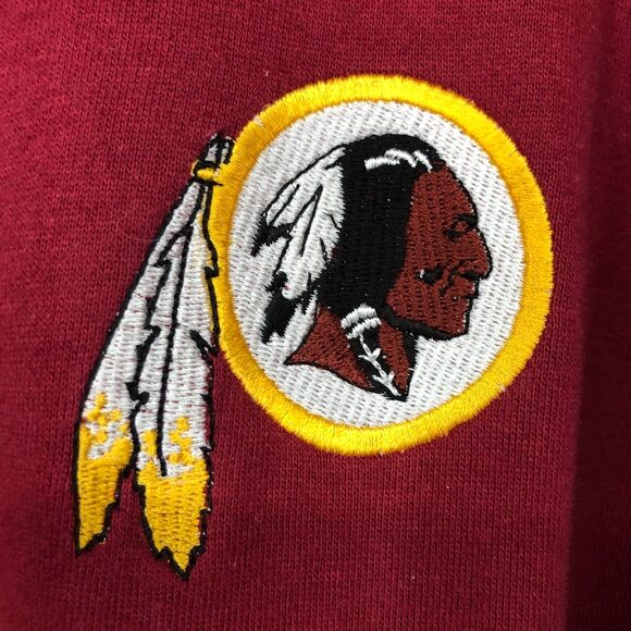 Vintage Redskins Varsity Style Jacket, Indian Logo, Reebok on Gridiron NFL Tag L - Picture 2 of 12